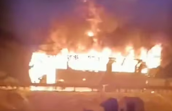हरियाणा : नूंह में आधी रात को चलती बस में लगी आग, 9 लोग जिंदा जले, 8 गंभीर