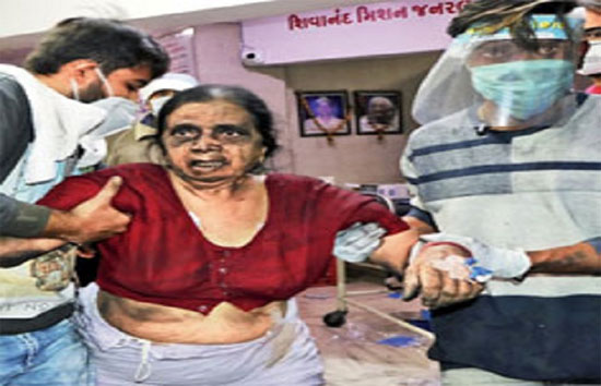 गुजरात : राजकोट में Covid हॉस्पिटल में लगी आग,  पांच मरीज जिंदा जले  