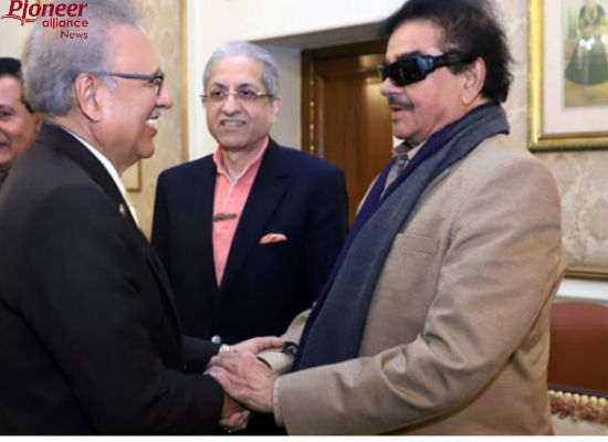 शत्रुघ्न सिन्हा ने पाकिस्तान के राष्ट्रपति आरिफ अल्वी से की मुलाकात