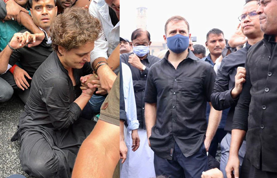 महंगाई-बेरोजगारी के खिलाफ देशभर में कांग्रेस का प्रदर्शन, राहुल और प्रियंका गांधी हिरासत 