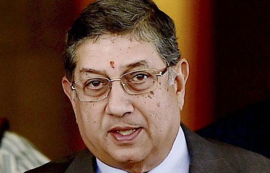ED ने BCCI के पूर्व अध्‍यक्ष श्रीनिवासन के ठिकानों पर की छापेमारी,  इंडिया सीमेंट्स के खंगाल रही रिकॉर्ड