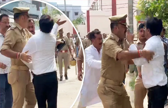 लखीमपुर : पुलिस की मौजूदगी में वकीलों ने भाजपा विधायक को पीटा, वीडियो वायरल 