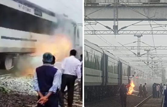 भोपाल से दिल्ली जा रही रही वंदे भारत एक्सप्रेस में लगी आग, कोई हताहत नहीं 
