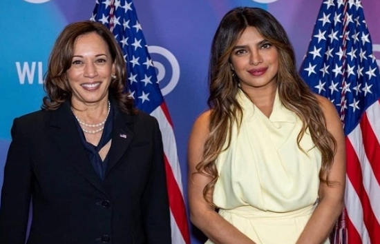 प्रियंका चोपड़ा ने की अमेरिकी उपराष्ट्रपति कमला हैरिस से मुलाकात, महिलाओं से जुड़े मुद्दों पर की चर्चा 