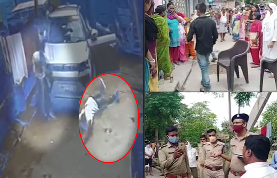 लखनऊ : पत्नी के मायके जाने से परेशान सपा नेता ने खुद को मारी गोली, घटना CCTV में कैद