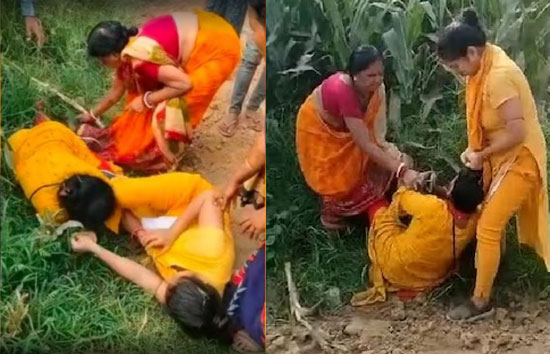 बिहार : विद्यालय बना अखाड़ा, दो महिला टीचर्स के बीच खेत में चले लात-घुसे, वीडियो वायरल 