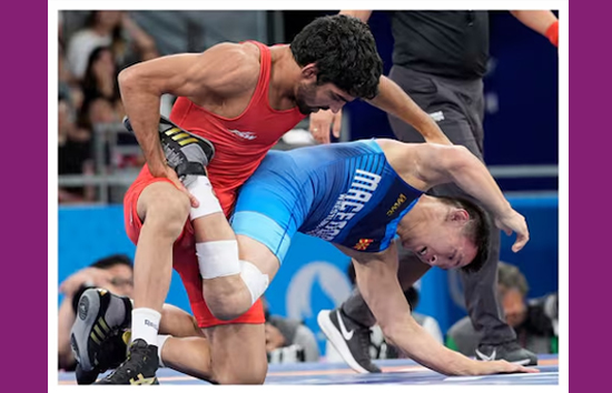 Paris Olympics Wrestling : अमन सहरावत ने क्वार्टर फाइनल में बनाई जगह, मेडल की  जगी आस