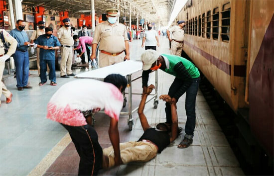 लखनऊ पहुँची श्रमिक स्पेशल ट्रेन में सीतापुर के युवक की मौत