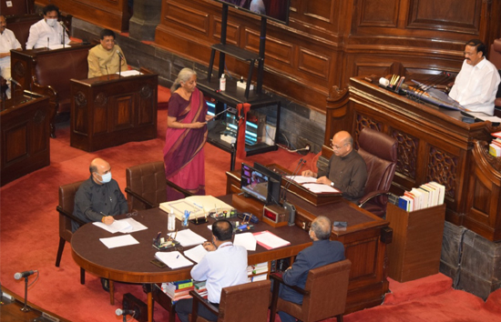 पीयूष गोयल और सीतारमण समेत राज्यसभा के 57 नवनिर्वाचित सदस्यों में से 27 ने ली शपथ