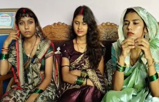 अमरोहा में 3 बहनों ने 1 लड़के से की शादी, बोलीं- हम खुश, ट्रोल न करें 