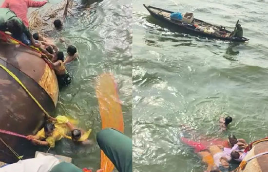यूपी : बलिया में बड़ा हादसा, महिलाओं से भरी नाव पलटी, 4 की मौत, कई लापता 