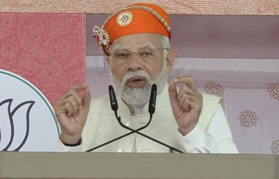 राजस्थान में एक ही चेहरा है, वह है कमल, सांवलिया सेठ में प्रधानमंत्री मोदी ने किया चुनावी शंखनाद का आगाज 