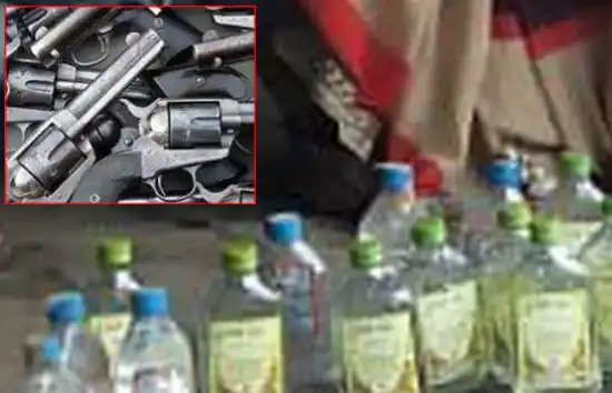यूपी: अवैध शस्त्र के साथ अवैध देशी शराब फैक्ट्री का भंडाफोड़ करते हुए 8 अभियुक्त गिरफ्तार