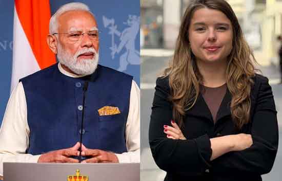 PM मोदी से प्रेस फ्रीडम पर सवाल पूछकर चर्चा में आई पत्रकार हेले लिंग को नॉर्वे के पूर्व मंत्री ने दिया जवाब 