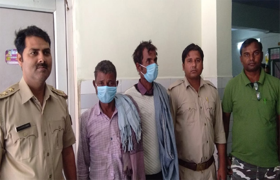 लखीमपुर : पाढे के मांस के साथ दो गिरफ्तार, भेजे गए जेल