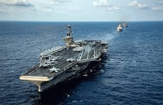दक्षिण चीन सागर में अमेरिकी युद्धपोतों ने दिखाया दम तो झल्लाया चीन, कहा- यह ताकत का प्रदर्शन