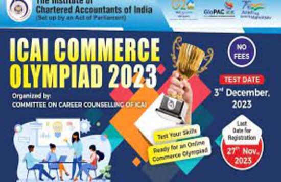 आईसीएआई कॉमर्स ओलंपियाड 3 दिसंबर को