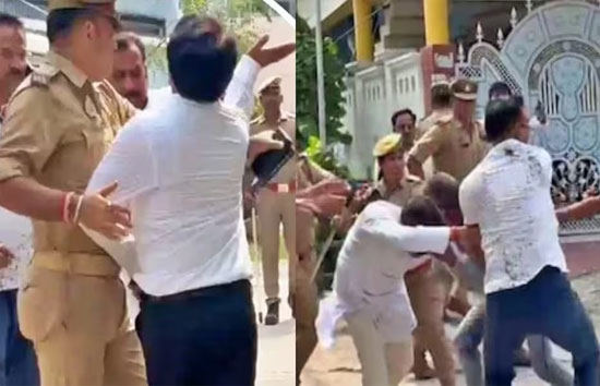 विधायक को थप्पड़ मारने वाले अवधेश सिंह पर FIR , पत्नी समेत BJP से गए निकाले, 40 अज्ञात लोगों के खिलाफ केस