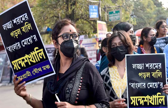 संदेशखाली में एक और महिला से गैंगरेप, मामला दर्ज, बीजेपी का प्रदर्शन 