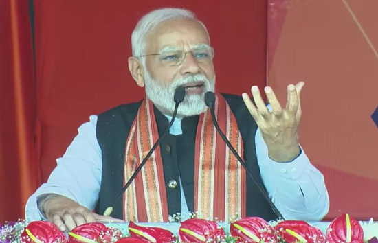 त्रिपुरा रैली में बोले पीएम मोदी, 3 करोड़ नए घर का वादा, विपक्ष पर बोला हमला 