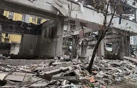 चीन में गैस पाइप में विस्फोट, 12 की मौके पर गई जान, कई इमारतों को नुकसान 