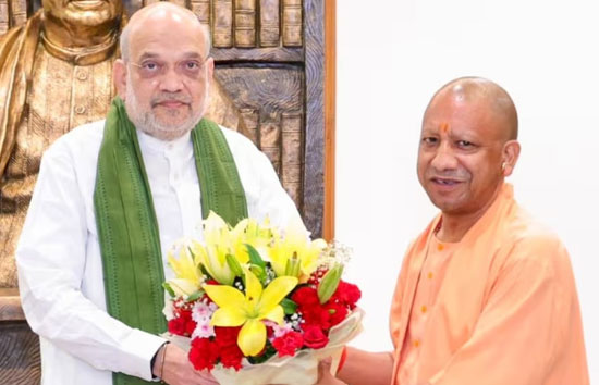 सीएम योगी ने दिल्ली में अमित शाह से की मुलाकात, 40 मिनट तक चली दोनों नेताओं के बीच बातचीत