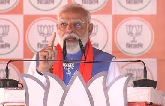 पश्चिम बंगाल चुनाव : बर्धमान चुनावी जनसभा में गरजे पीएम मोदी, TMC पर जमकर साधा निशाना 