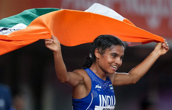 मां की फिक्र, बेटी का फक्र: बिना बताए जापान पहुंची सीमा ने 10,000 मीटर में मेडल जीतकर रचा इतिहास