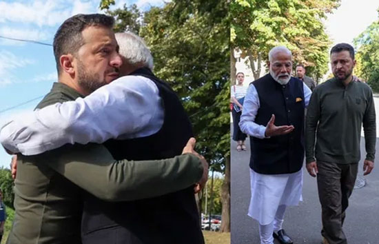 यूक्रेन दौरे पर मोदी, रूस के साथ जारी जंग को खत्म करा सकते हैं