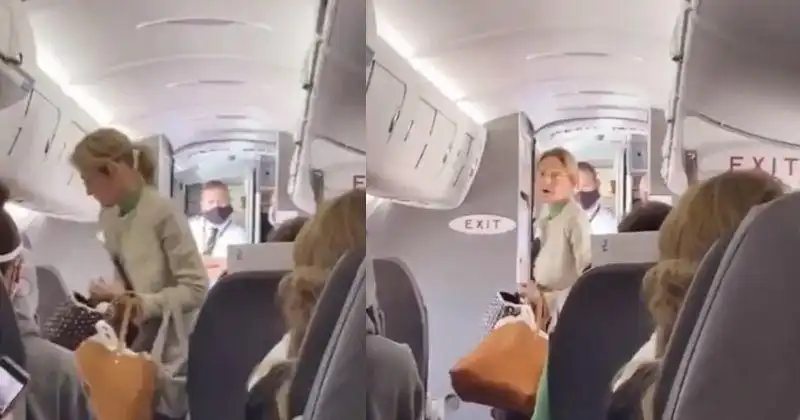 यात्रियों ने फेस मास्क पहनने से मना किया, पूरा दिन खड़ा रहा अमेरिकी विमान