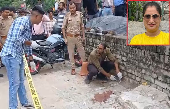 लखनऊ के गोमतीनगर में दिनदहाड़े ताबड़तोड़ फायरिंग: पत्नी और बहन की हत्या कर आरोपी ने खुद को उड़ाया, हालत नाजुक