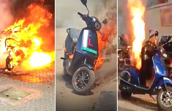 चार्जिंग के इलेक्ट्रिक स्कूटर की फटी बैटरी, 1 की मौत 3 गंभीर, एक दिन पहले ख़रीदा था स्कूटर