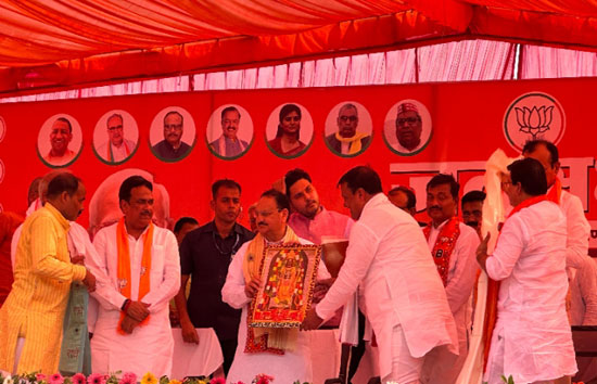 इंडिया गठबंधन पर जमकर बरसे जेपी नड्डा