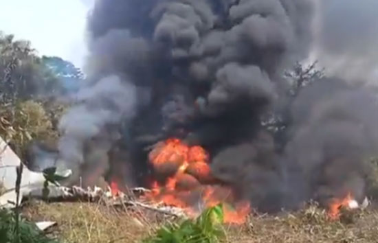 कोलंबिया का मिलिट्री प्लेन क्रैश हादसे में 66 सैनिकों की मौत