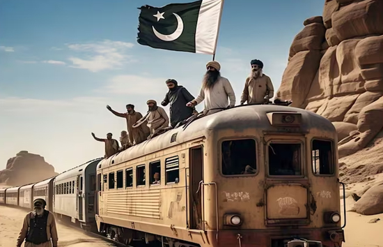 पाकिस्तान में बलूच विद्रोहियों ने हाईजैक की ट्रेन, 400 यात्रियों को बनाया बंधक, टेंशन में पाक आर्मी