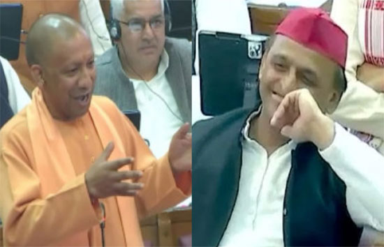 सीएम योगी ने शायराना में अखिलेश पर किया पलटवार, कहा- बड़ा हसीन है...