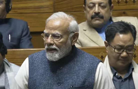 लोकसभा में राम मंदिर पर बोले पीएम मोदी, कहा-पांच साल में रिफार्म, ट्रांसफॉर्म और परफॉर्म का हो रहा है काम 