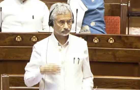 राज्यसभा में बोले विदेश मंत्री जयशंकर, कहा- ईरान के 3 जहाज हिंद महासागर में थे निवेदन पर दी थी शरण 