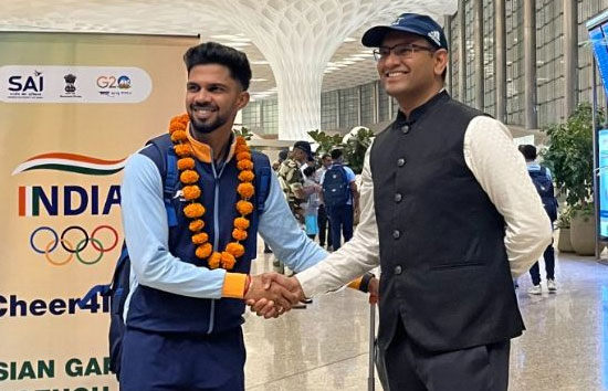 एशियाई खेल में हिस्सा लेने के लिए  ऋतुराज गायकवाड़  के नेतृत्व वाली भारतीय क्रिकेट टीम चीन रवाना