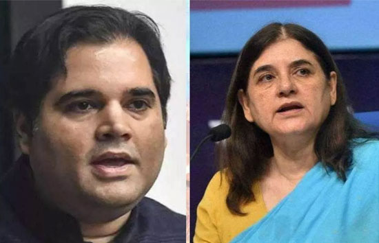 वरुण का टिकट कटने के सवाल पर पूछा गया कि अब वो क्या करेंगे तो मेनका बोली उनसे पूछो  