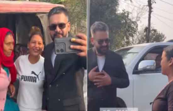 नेपाल में बिना सुरक्षा के सड़कों पर घूम रहे PM, गृह मंत्री, आसानी से लोग साथ ले रहे सेल्फी 