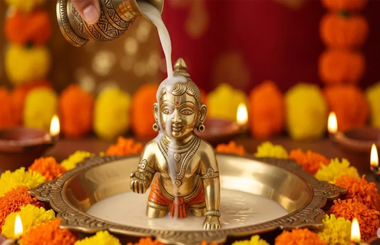 श्रीकृष्ण जन्माष्टमी आज, रात में पूजा के लिए इतनी देर रहेगा रहेगा शुभ मुहूर्त