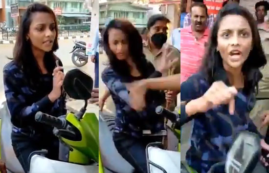 नो पार्किंग में लड़की ने खड़ी की गाड़ी, बहस करने पर महिला SI ने जड़ा तमाचा, वीडियो वायरल