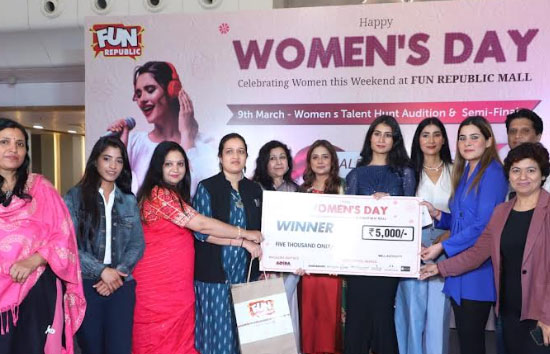 फन रिपब्लिक मॉल में महिलाओं ने दिखाया अपना हुनर, किया एन्जॉय और जीते ढेरों इनाम